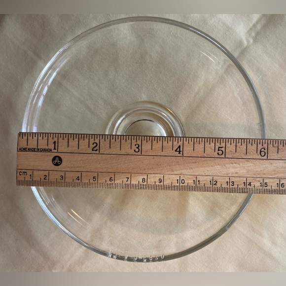 Vintage PYREX Glass LID (6283-C C-25) for PYREX Flameware Glass Double Boiler - Picture 5 of 5